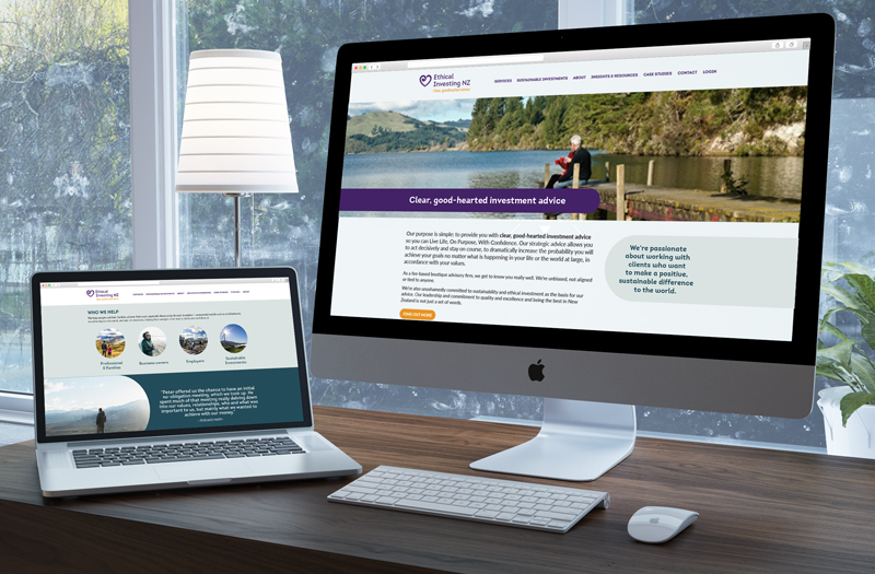 Ethical Investment NZ website concept